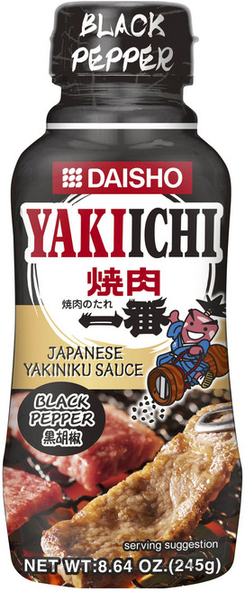 다이쇼 야키이치 야끼니쿠 흑후추 소스 이찌방, 1개, 245g