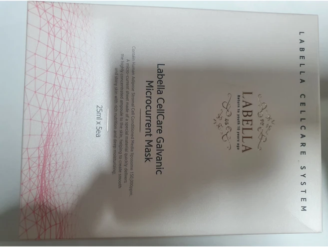 라벨라 셀케어 갈바닉 전류시트 마스크 25ml, 5개입, 1개 - 쿠팡