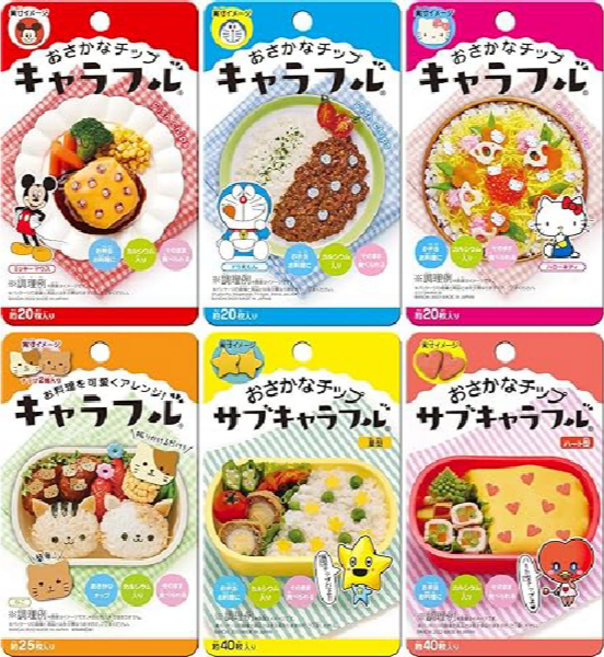 반다이 캬라후루 캐릭터 어묵칩 어소트 6개세트, 6개
