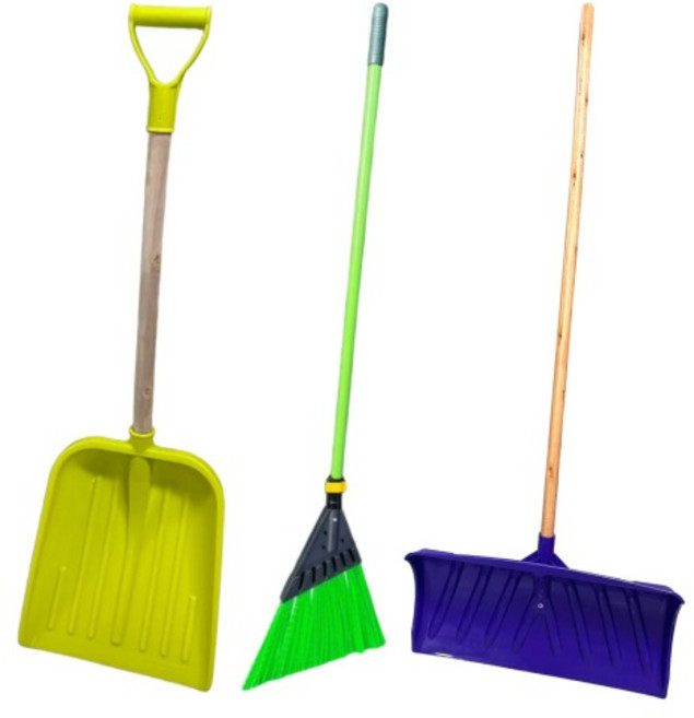 크린글로벌 삼각비 눈삽 넉가래 3종세트 제설도구 용품 장비 도로비