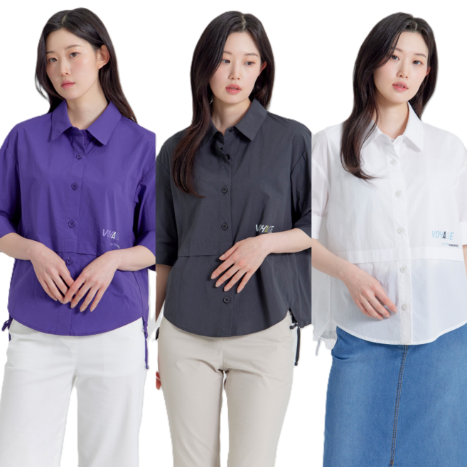 지센 이월상품 부산점 / 스트링 포인트 아우터형 셔츠 LCWSP529 3컬러