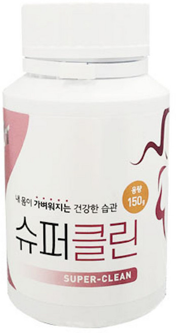 에이스제이엠 슈퍼클린 차전자피환 함초 노니 클로렐라, 150g, 1개
