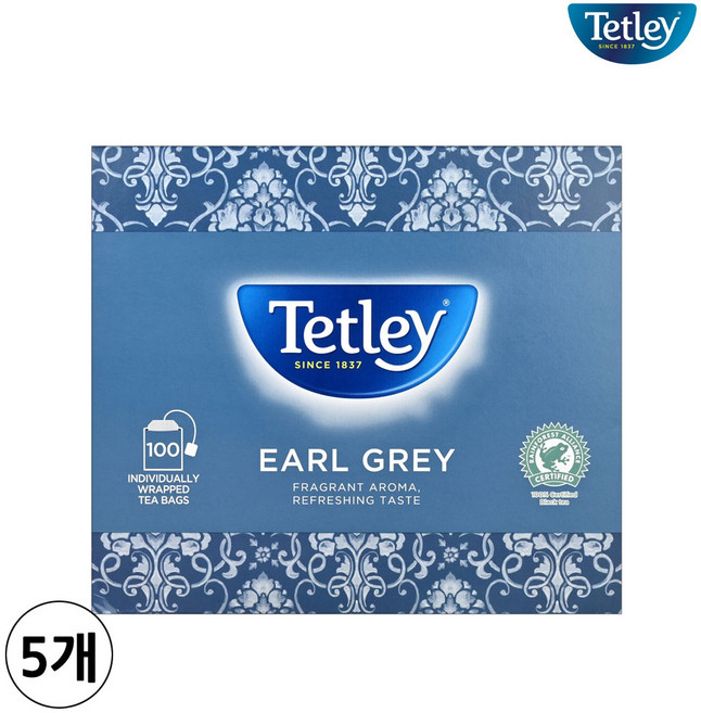 테틀리 얼그레이 2g 100티백 x 5개, 100개입