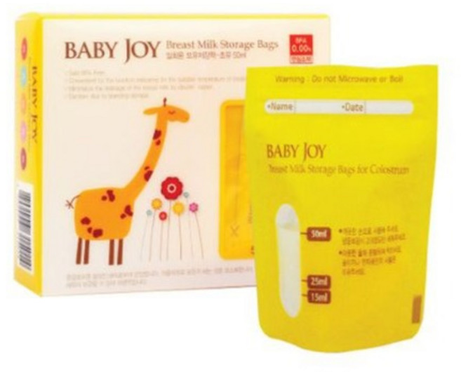베이비조이 초유&모유 저장팩 50ml 20매, 1개