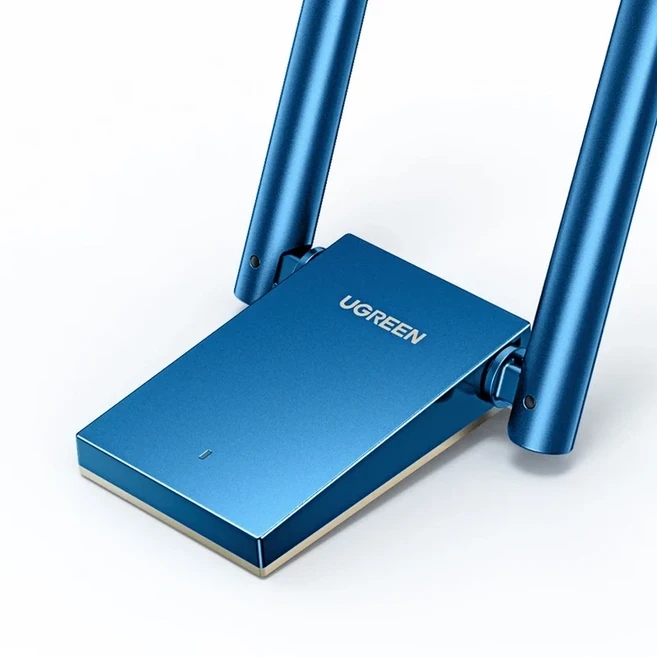 스마트밴드 스마트워치 미밴드UGREEN USB WiFi 6 어댑터 (PC 노트북용) AX1800 1201Mbps 5G 2.4G 듀얼 밴드, 01 파란색