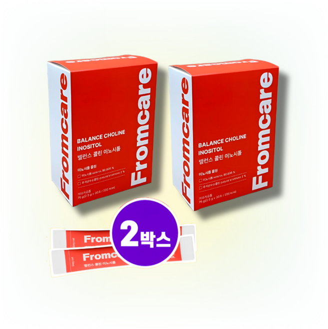 여성갱년 영양제 프롬케어 트리플시톨 밸런스 콜린 이노시톨 호르몬불균형 피부트러블개 갱년기 증상 하루2포, 2개
