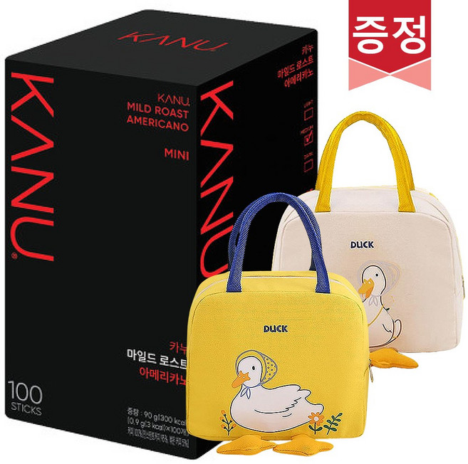 카누 미니 마일드 로스트 100T+보냉백, 100개입, 900mg, 1개