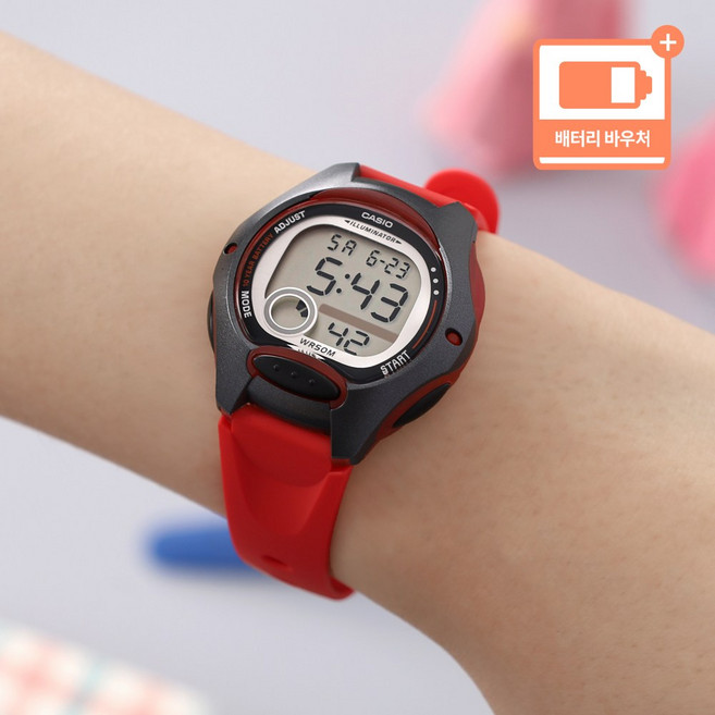 카시오 데일리 캐쥬얼 베이직 여성 학생 초등학생 어린이 키즈 손목 시계