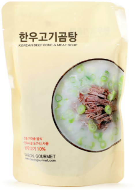 대치고메 한우 고기곰탕 (한우고기포함), 6개, 500g