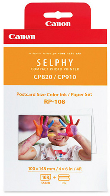 캐논 셀피용지 RP-108/KP-108IN, RP-108 엽서용지+잉크
