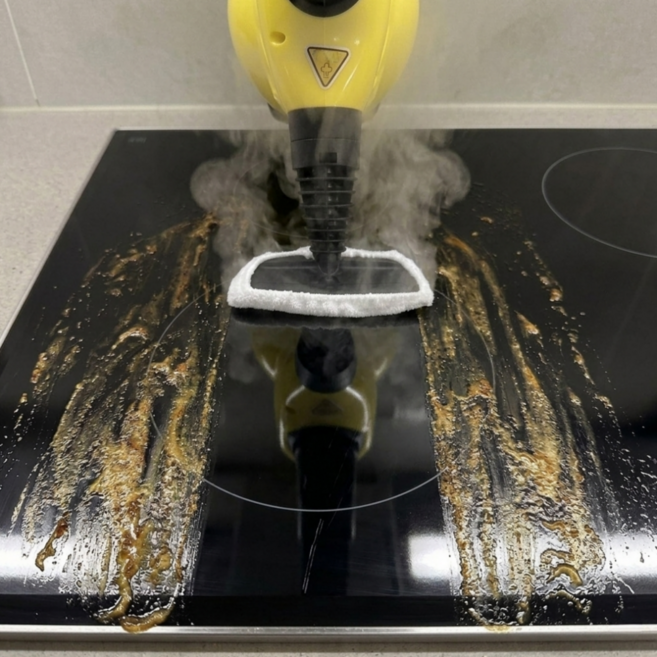 2026년형 독일기술 올인원 고온 살균 핸디 스팀 청소기, 레몬옐로우, KRC-C4903CST