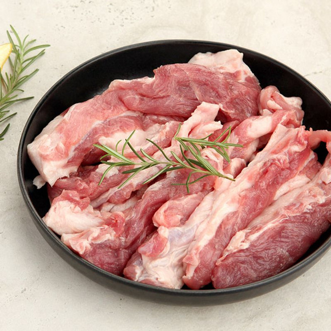 제주양돈농협 제주 흑돼지 뒷고기(잡육) 1kg(500g x 2개) / 구이용 찌개용, 2개, 500g