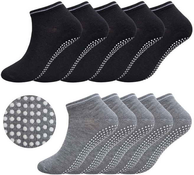 홈샘 성인 남녀공용 미끄럼방지 논슬립 양말 10켤례