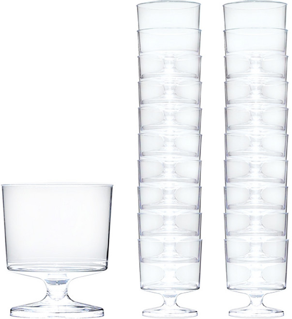 모던 플라스틱 소주잔 60ml, 20개입, 1개