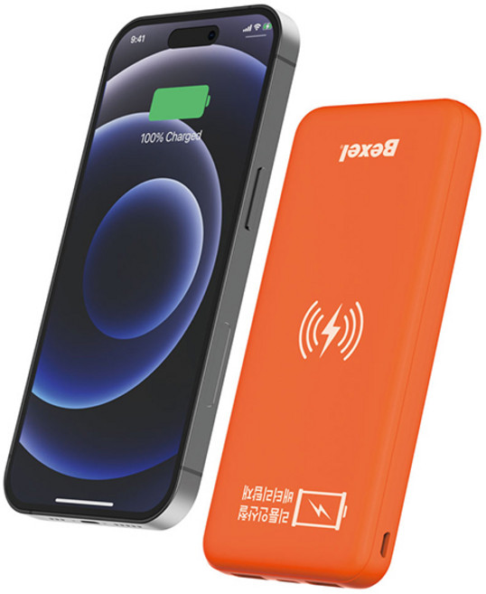 벡셀 고속 보조배터리 무선충전 10000mAh 안전한 리튬인산철 (+차량용고속충전기거치대)