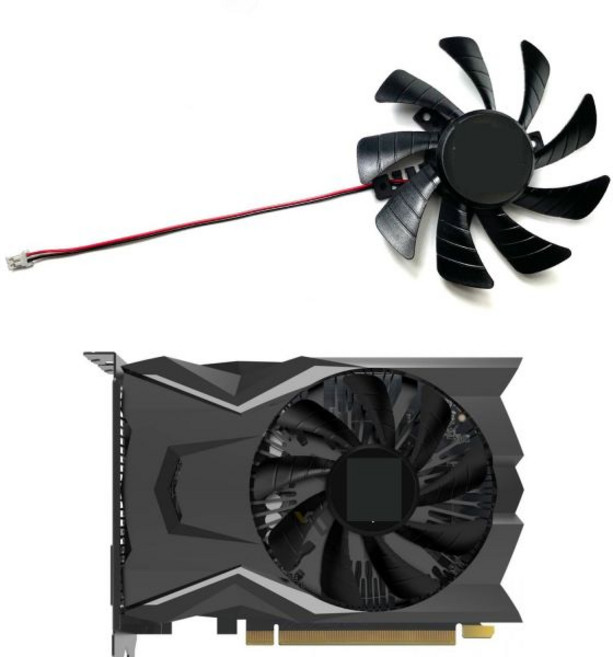 조택 지포스 GTX1650 1630 GDDR6 그래픽 카드용 교체 팬 GA92S2U