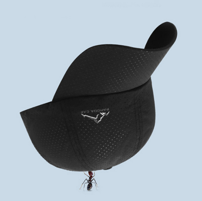 PAHDDA 챙이 넓은 통기성 메쉬원단 경량 러닝 골프 트레킹모자 2P