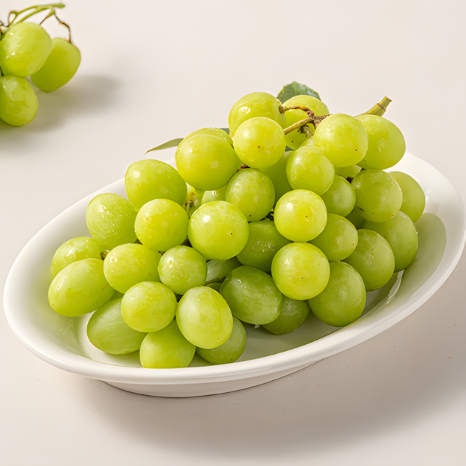 [하루딱30박스] 20Brix 씨없는 오톰크리스피 애플청포도, 1박스, 500g (특품)