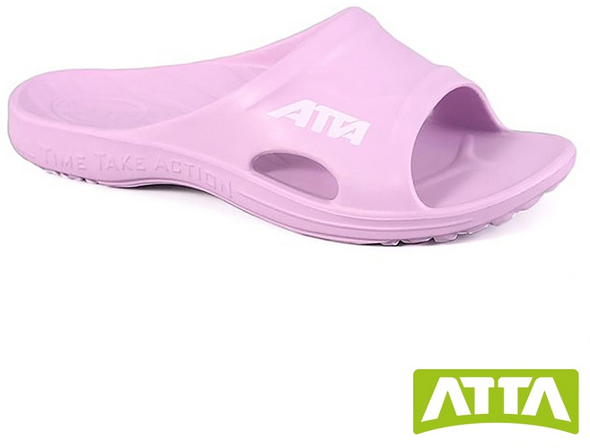 ATTA 足底均壓足弓支撐休閒拖鞋 (男女款), 230, 粉紫色