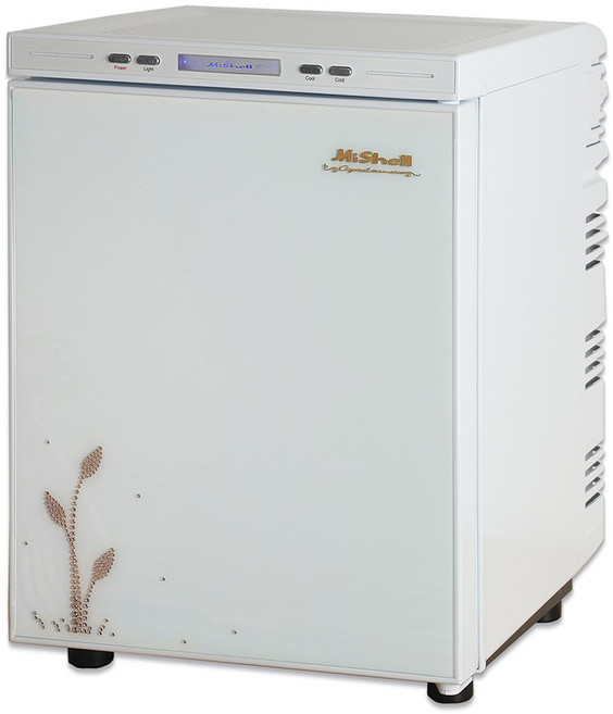 미쉘 화장품냉장고 25L 프리미엄 모음 한국산 무소음 화장품냉장고 25LAT-0359SW 해바라기, 25LAT-0356SW 티아라