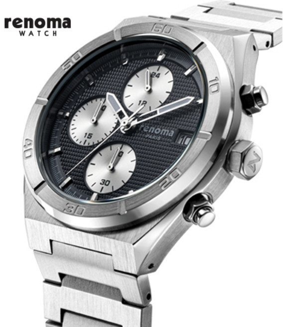 renoma 레노마 25SS 크로노그래프 남성 메탈시계 RE2504