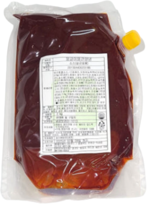 업소용 짬뽕 순두부찌개 얼큰양념장 오징어원액 2kg, 얼큰양념장 (몽글이양념) 2kg, 1개