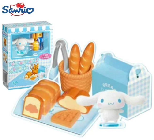[미미하우스] 산리오 베이커리 미니어처 플레이하우스 피규어, 시나모롤