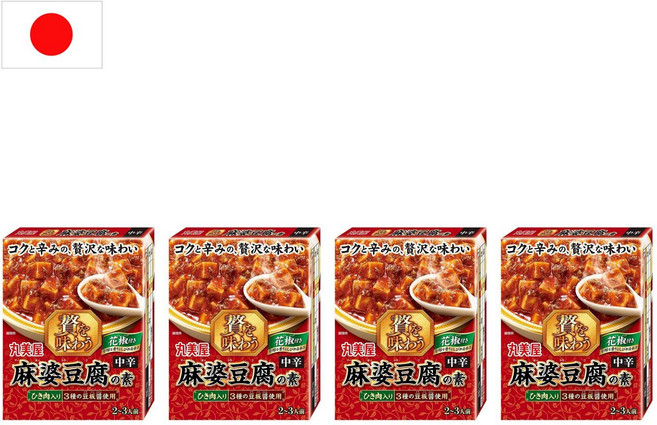 일본 마루미야 매운 마파두부 덮밥 소스 180g 4팩, 4개