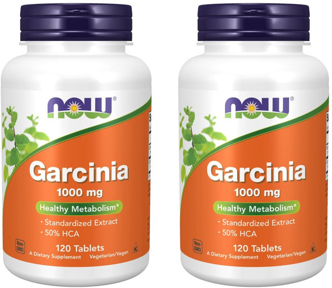 NOW Foods 藤黃果萃取錠 1000mg, 120顆, 2罐