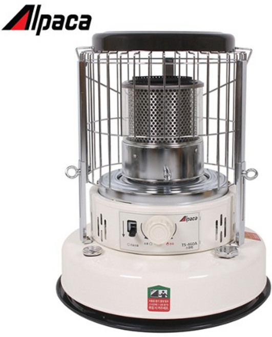 태서알파카 TS-460A 스마트 아이보리 등유 석유 캠핑난로 가방포함, 1개