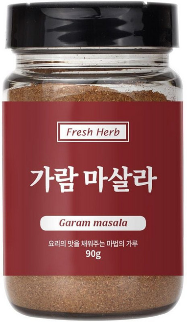 가람마살라 90g 향신료 시즈닝 ala+7070rG, 1개