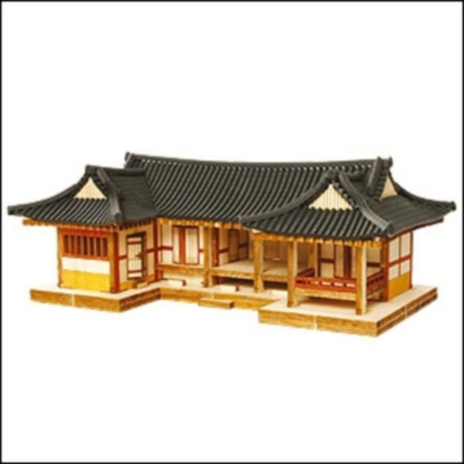 나무공작 HO ㄷ자 기와집 YM610, 단품, 1개