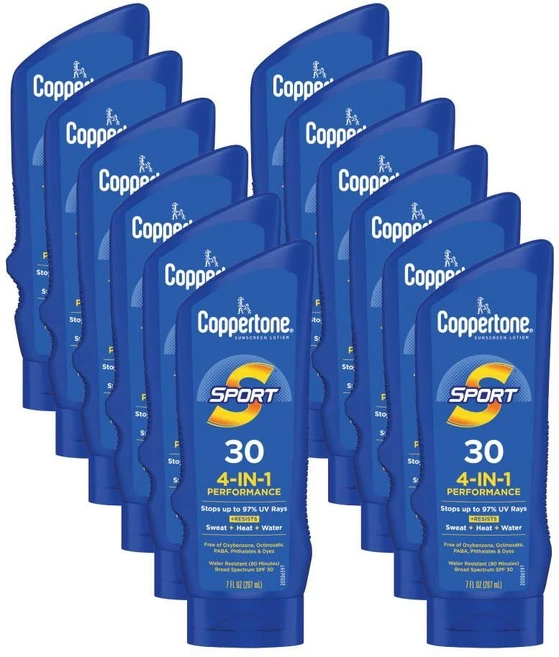 Coppertone 스포츠 자외선 차단 로션 89mL SPF 50 광범위 스펙트럼 커버(포장은 다를 수 있음), SPF 30 - 쿠팡