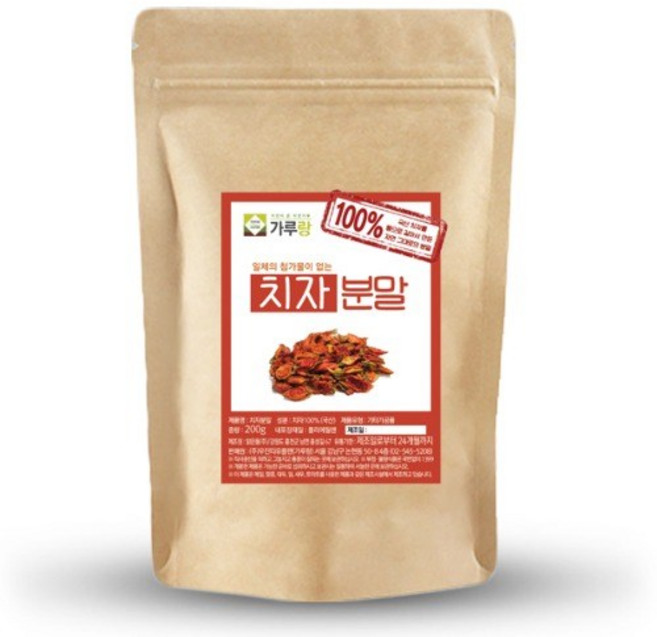 가루랑 % 국산 치자분말 선식, 200g, 1개