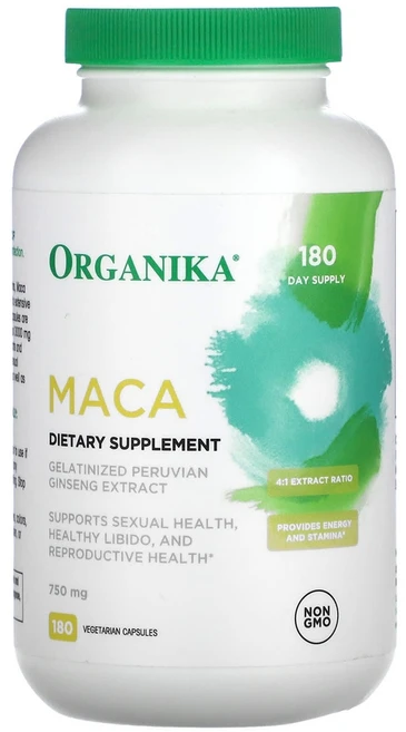 오가니카 마카 750mg 베지테리안 캡슐, 180정, 1개 - 쿠팡