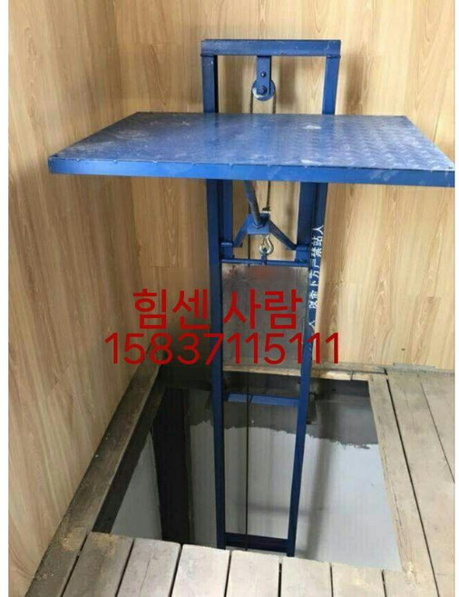 소형 화물용 엘리베이터 220v 리프트 산업용 전기, 플랫폼, 1개