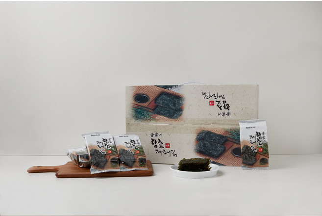 [씨아트푸드] 김가네 함초 재래김 조미김 맛있는 도시락 김 27봉(3봉x9묶음)