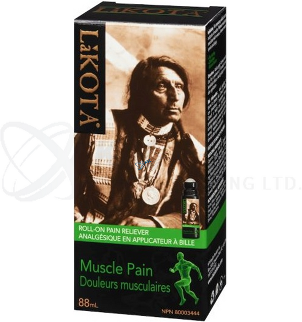 라코타 근육통 롤온 파스 88ml (초록색) 캐나다 LAKOTA, 1개