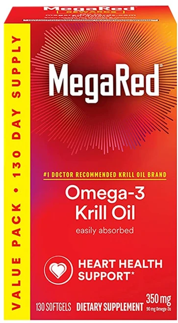 MegaRed 오메가3 크릴오일 350mg 130정, 1개 - 쿠팡
