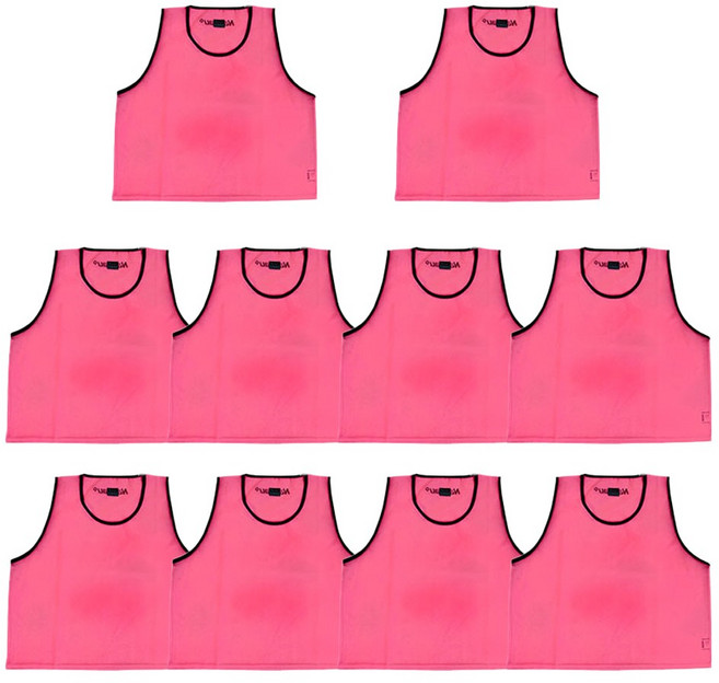 낫소 성인용 10개 세트 축구 풋살 농구 배구 스포츠 팀조끼