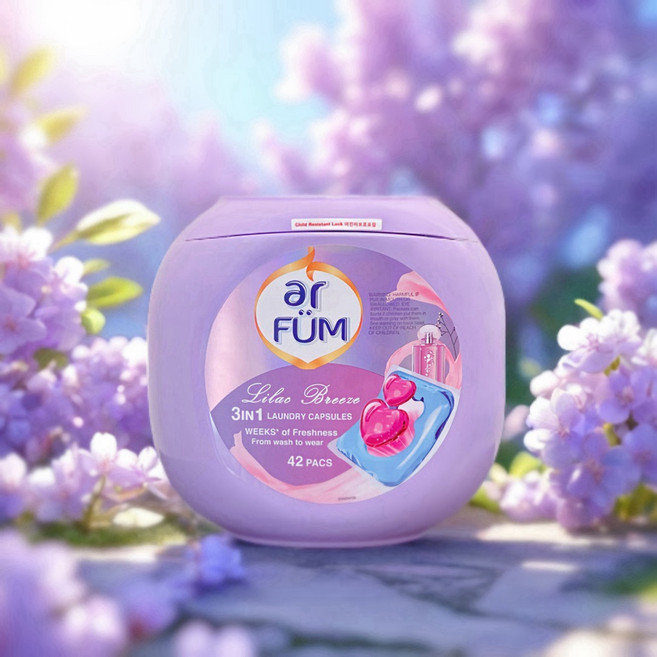 아로퓸 가든 컬렉션 캡슐세제 42개입 라일락 브리즈 1개