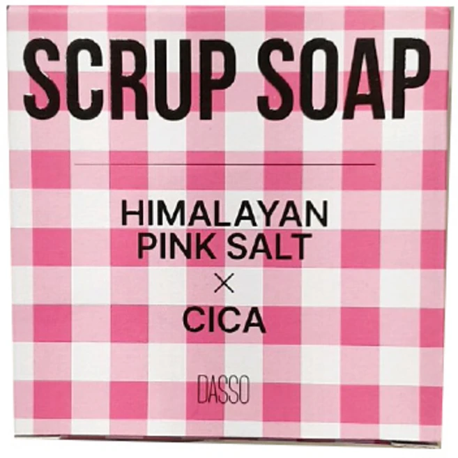 다쏘 스크럽 비누 히말라야 핑크 솔트, 1개, 90g - 쿠팡