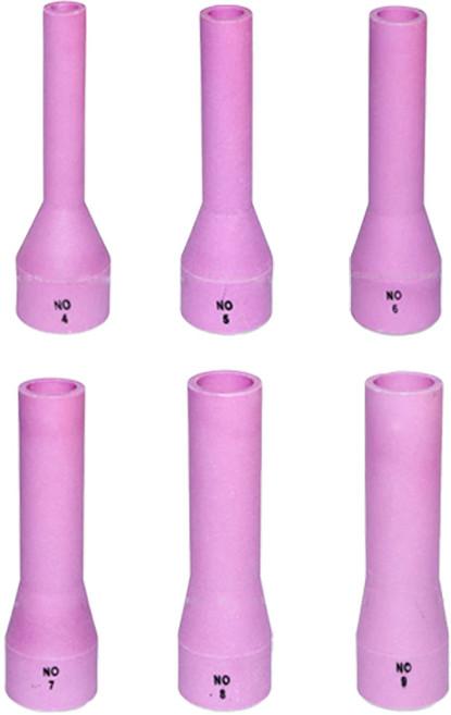 코윅 가스렌즈 세라믹 단지 노즐 350A 변형 롱 알곤 티그 토치 헤드 용접 용품 부품, 5호, 1개