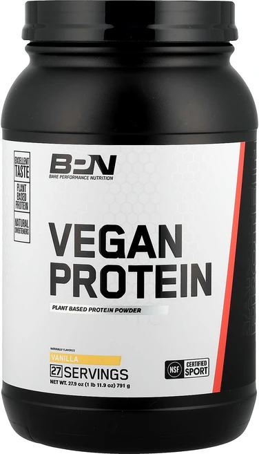 BPN Vegan Protein Vanilla 1 lb 11.9 oz 791 g, 789 g, 1개 - 쿠팡