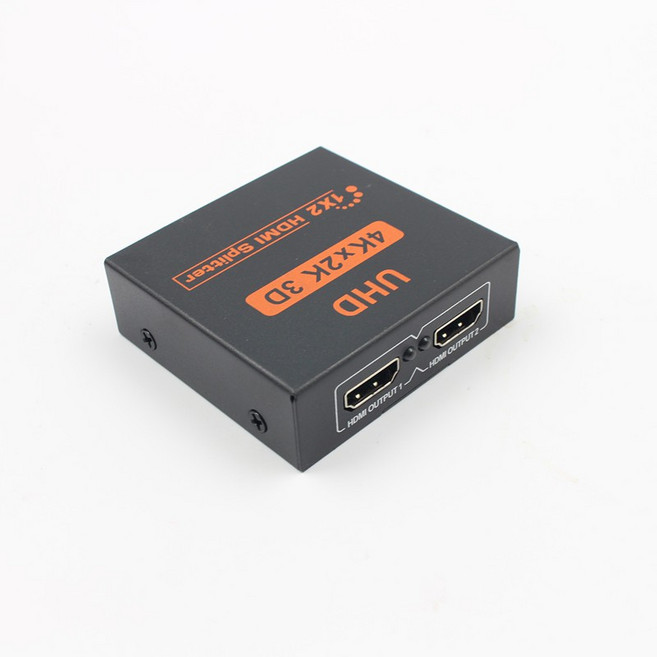 勁祥科技 HDMI 分頻器 4K*2K 1080P 3D 一進二出, 1個, 1台主機(含變壓器)