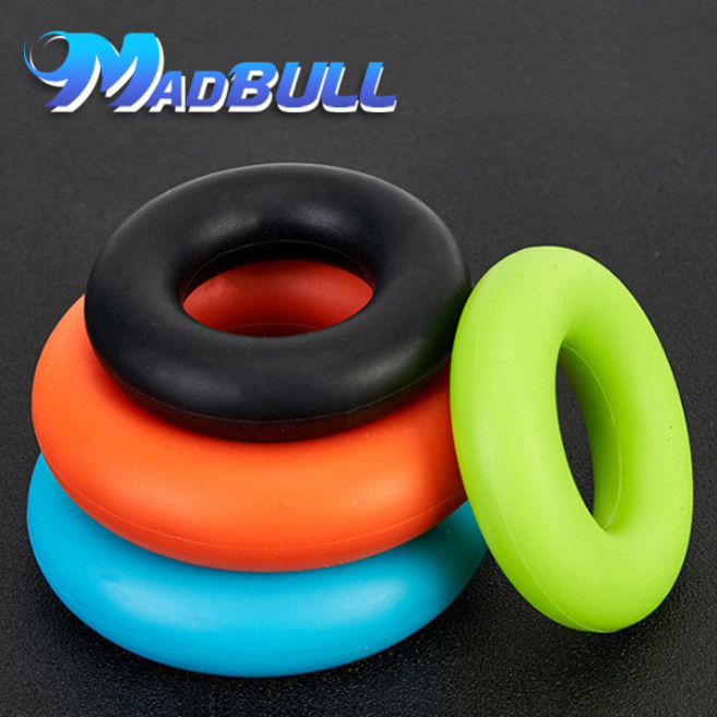 매드불 무소음 실리콘 고무 악력기, 블랙(60LB), 1개