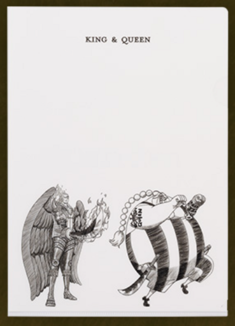 킹&퀸 클리어런스파일&스티커 H상 새로운새벽 제일복권 원피스 이치방쿠지, 1개