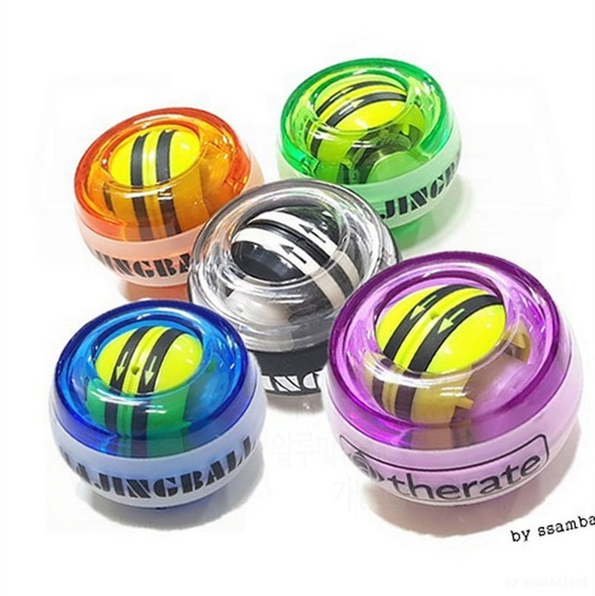 손목 운동 볼 스트레스 손 힘 악력기 근육 단련 회전 훈련, 자이로볼-퍼플