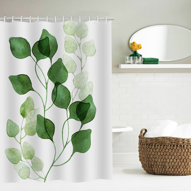 샤워커튼 물망초 / 국내 당일발송-신데렐라 데코