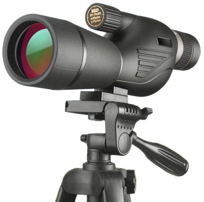 고출력 HD 가용 단안경 조류 관찰 망원경 야간 투시 기능 포함 천문학 사용, 1cm